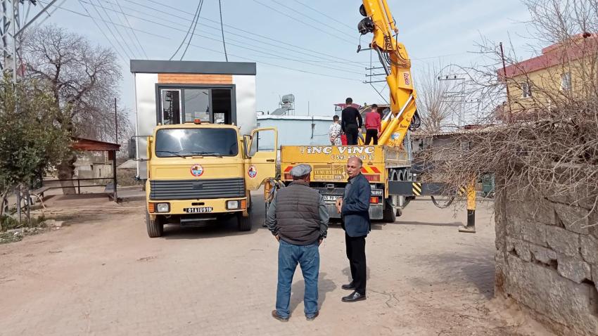 Belediyenin anlamlı hediyesi: Muhtarlık Ofisi