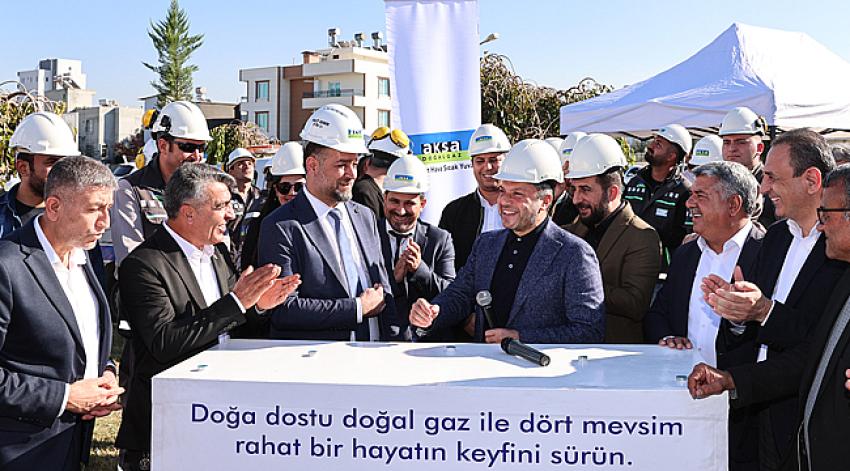 Çamlıbel Mahallesi doğal gaza kavuştu