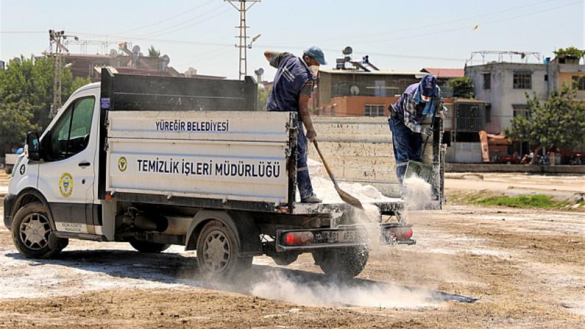 Yüreğir'de bayram sonrası temizlik