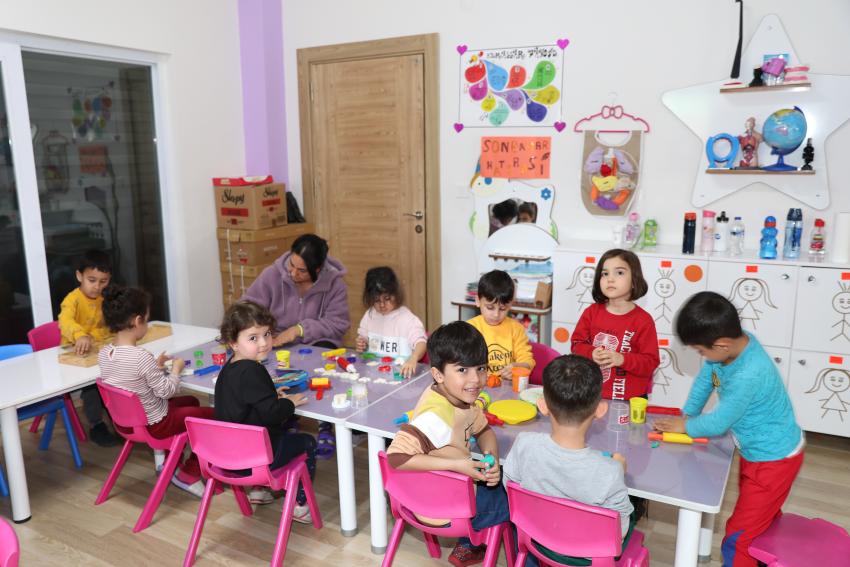 Yüreğir Belediyesi kreşleri cıvıl cıvıl