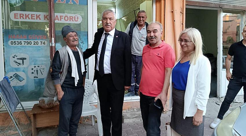Halkla buluşup, sorun ve istekleri dinliyor