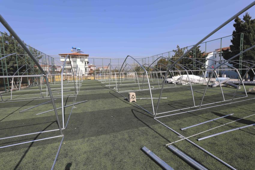 Büyükşehir, Samandağ'a çadır kent kuruyor